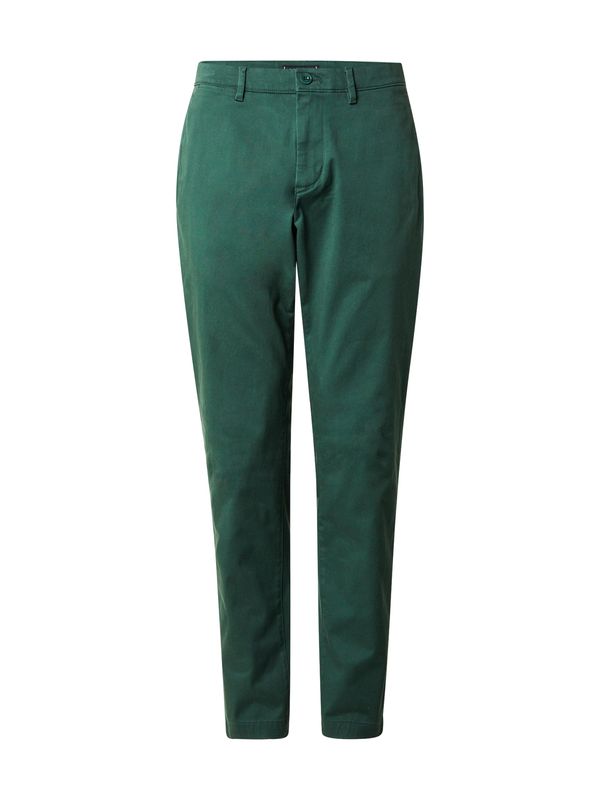 TOMMY HILFIGER TOMMY HILFIGER Chino hlače 'Harlem'  tamno zelena