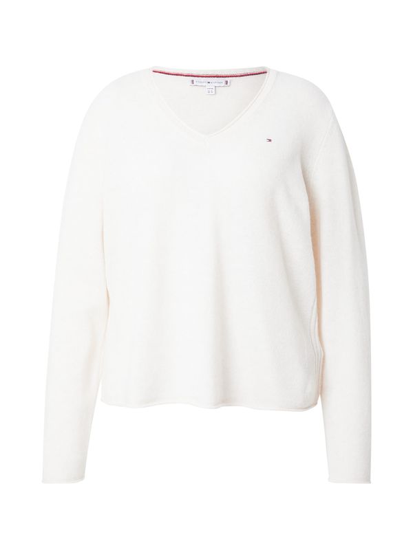 Tommy Hilfiger Curve Tommy Hilfiger Curve Pulover  bijela