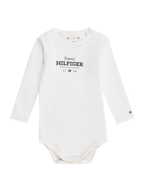 TOMMY HILFIGER TOMMY HILFIGER Dječji bodi  crvena / crna / bijela