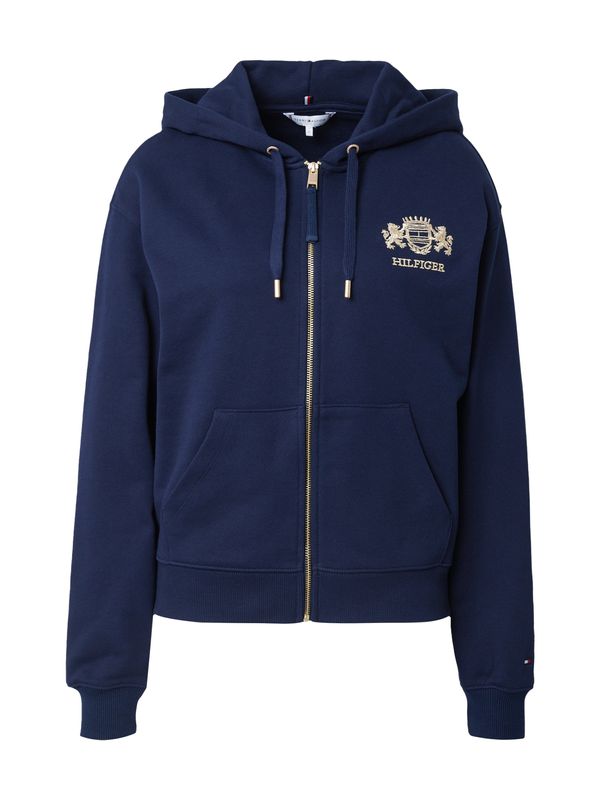 TOMMY HILFIGER TOMMY HILFIGER Gornji dio trenirke  ecru/prljavo bijela / mornarsko plava