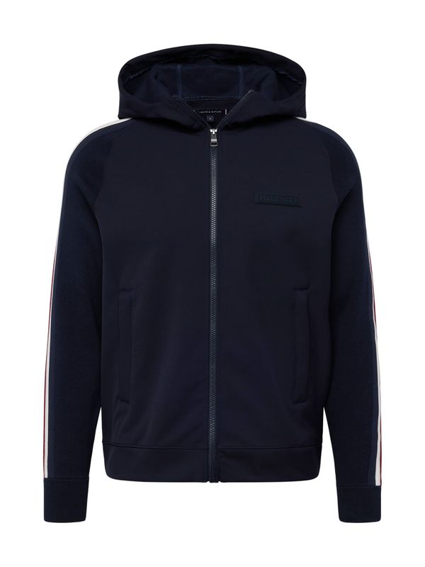 TOMMY HILFIGER TOMMY HILFIGER Gornji dio trenirke  noćno plava / crvena / bijela