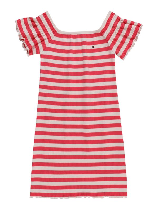 TOMMY HILFIGER TOMMY HILFIGER Haljina  mornarsko plava / prljavo roza / crvena