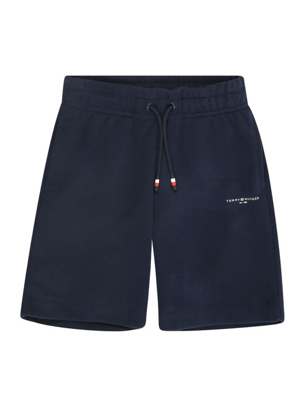 TOMMY HILFIGER TOMMY HILFIGER Hlače  mornarsko plava / bijela