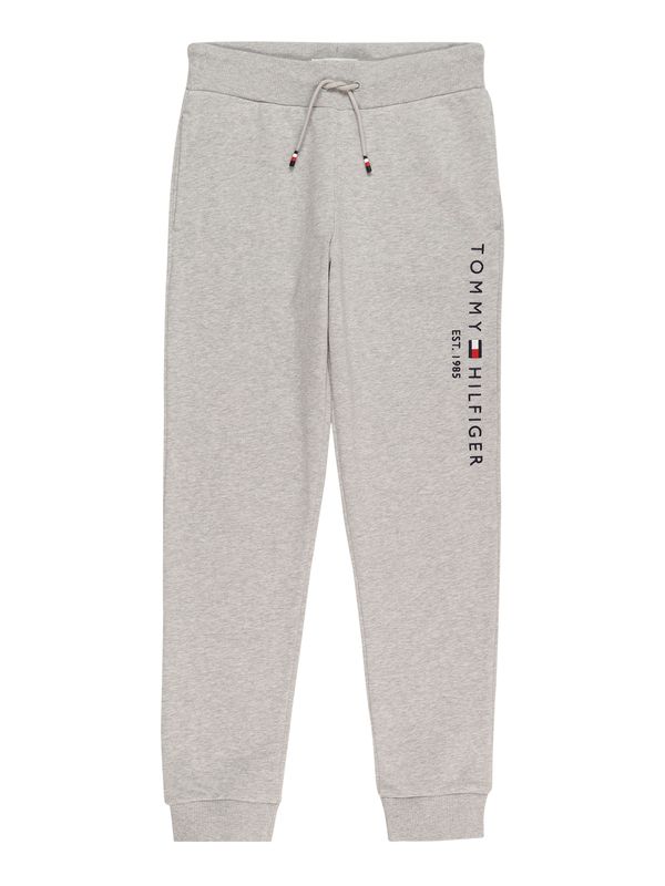 TOMMY HILFIGER TOMMY HILFIGER Hlače  mornarsko plava / svijetlosiva / vatreno crvena / bijela