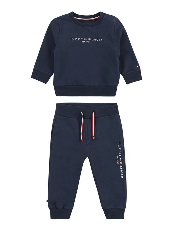 TOMMY HILFIGER TOMMY HILFIGER Jogging komplet  mornarsko plava / crvena / bijela