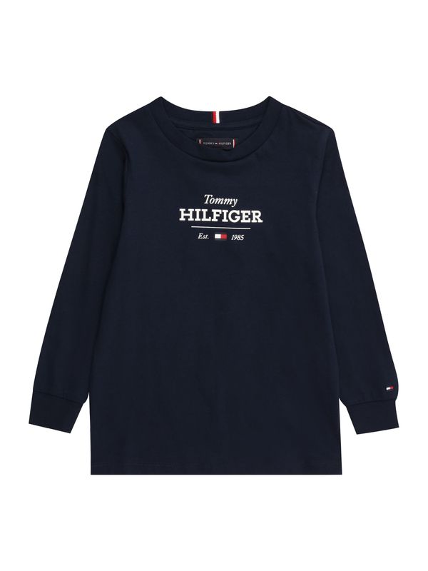 TOMMY HILFIGER TOMMY HILFIGER Majica '1985'  mornarsko plava / bijela