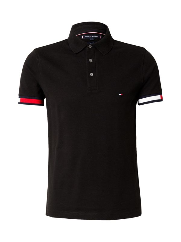 TOMMY HILFIGER TOMMY HILFIGER Majica  crvena / crna / bijela