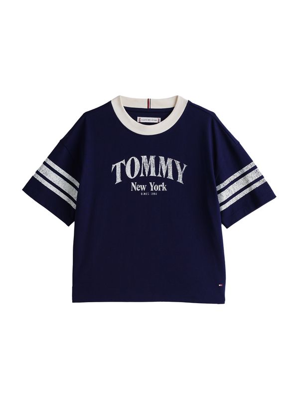 TOMMY HILFIGER TOMMY HILFIGER Majica  mornarsko plava / bijela