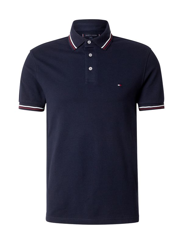 TOMMY HILFIGER TOMMY HILFIGER Majica  mornarsko plava / burgund / bijela
