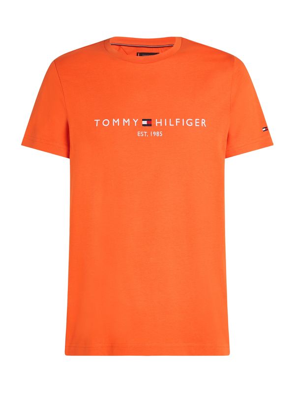 TOMMY HILFIGER TOMMY HILFIGER Majica  mornarsko plava / ciglasto crvena / crvena / bijela