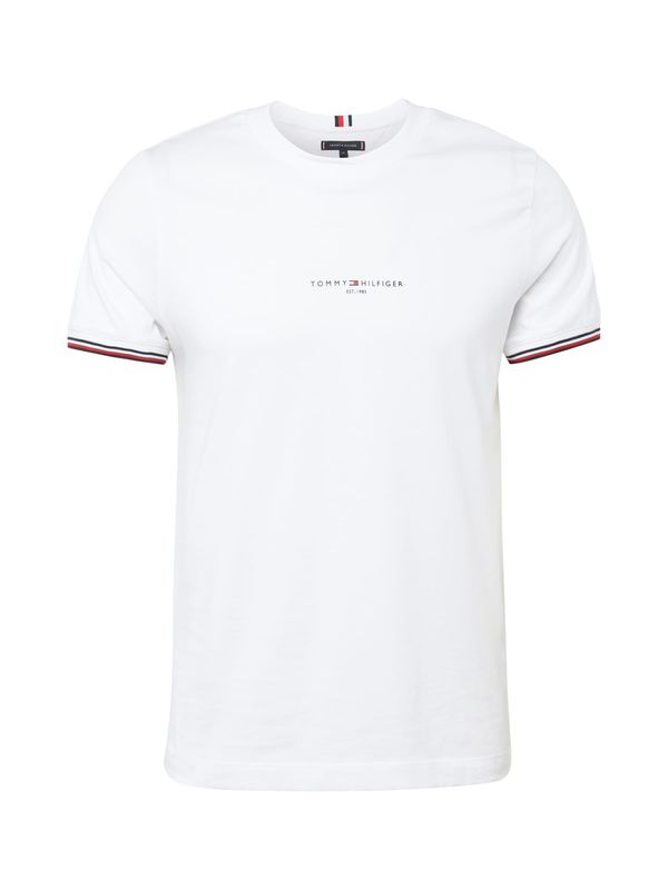 TOMMY HILFIGER TOMMY HILFIGER Majica  mornarsko plava / crvena / bijela