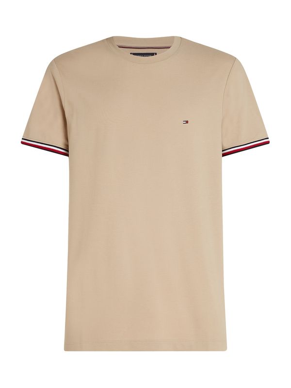 TOMMY HILFIGER TOMMY HILFIGER Majica  mornarsko plava / kaki / crvena / prljavo bijela