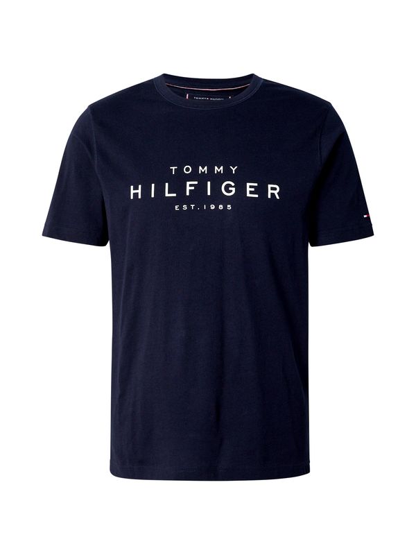 TOMMY HILFIGER TOMMY HILFIGER Majica  morsko plava / bijela