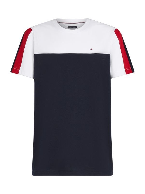 TOMMY HILFIGER TOMMY HILFIGER Majica  morsko plava / crvena / bijela
