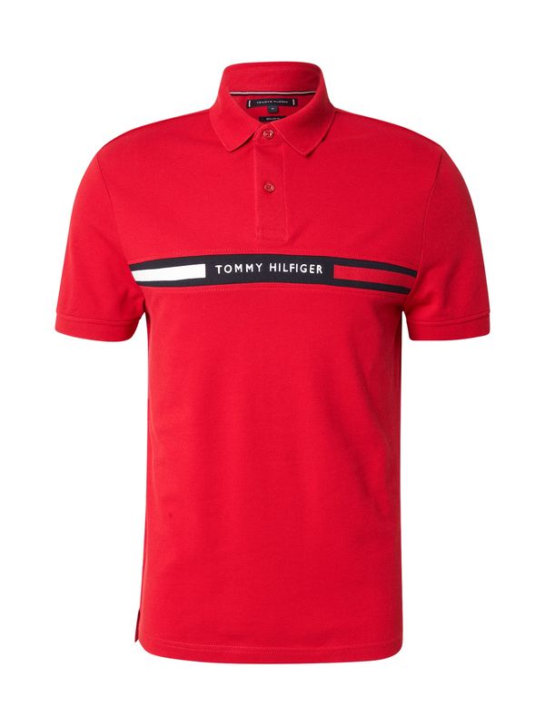 TOMMY HILFIGER TOMMY HILFIGER Majica  morsko plava / crvena / bijela