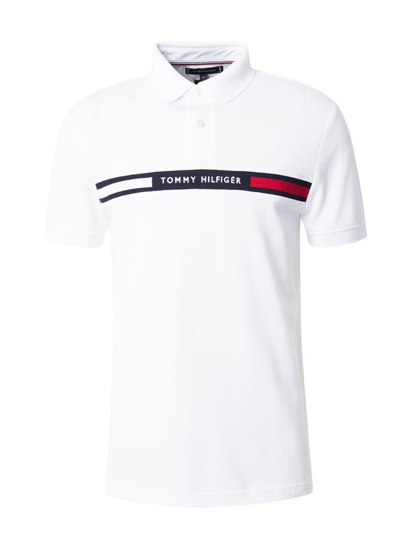 TOMMY HILFIGER TOMMY HILFIGER Majica  morsko plava / tamno crvena / bijela