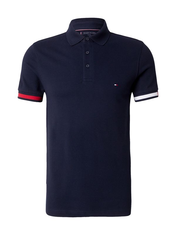 TOMMY HILFIGER TOMMY HILFIGER Majica  noćno plava / crvena / prljavo bijela