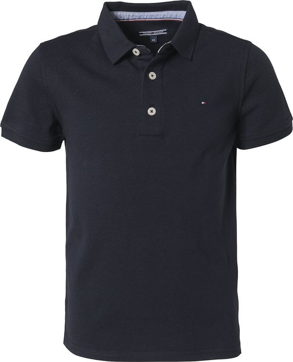 TOMMY HILFIGER TOMMY HILFIGER Majica  noćno plava / vatreno crvena / bijela