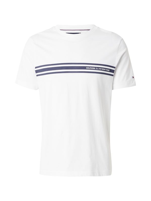 TOMMY HILFIGER TOMMY HILFIGER Majica  tamno plava / bijela