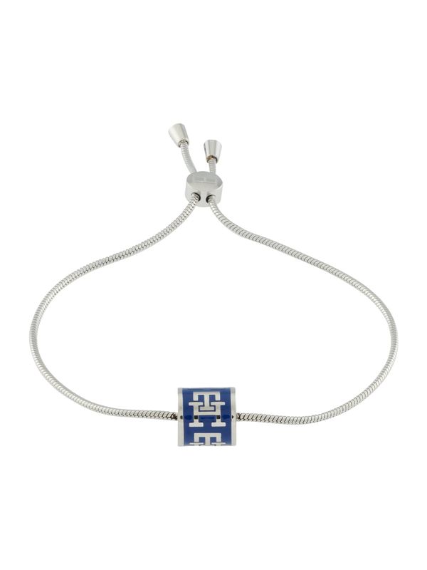TOMMY HILFIGER TOMMY HILFIGER Narukvica 'BARREL'  crno plava / srebro