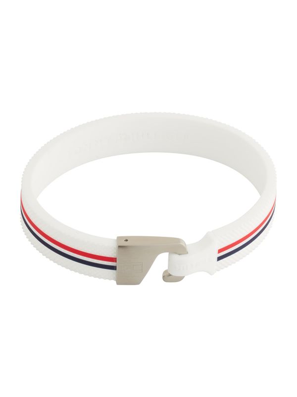 TOMMY HILFIGER TOMMY HILFIGER Narukvica 'CLARK'  mornarsko plava / crvena / bijela
