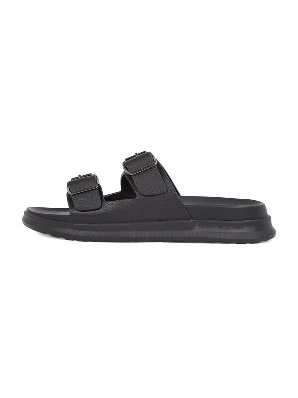 TOMMY HILFIGER TOMMY HILFIGER Natikače s potpeticom 'DENSITY'  crna