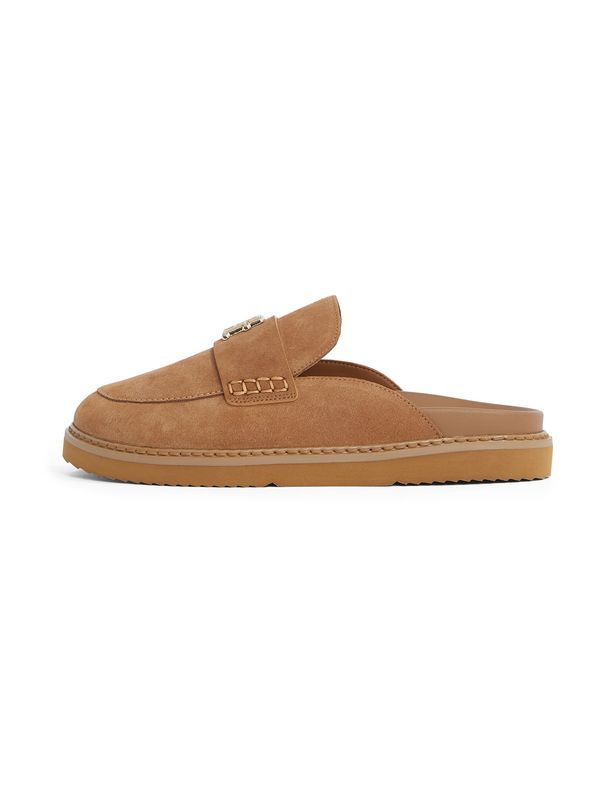 TOMMY HILFIGER TOMMY HILFIGER Natikače s potpeticom  konjak