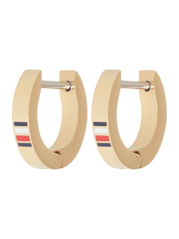 TOMMY HILFIGER TOMMY HILFIGER Naušnica  mornarsko plava / zlatna / crvena / bijela