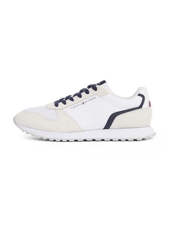 TOMMY HILFIGER TOMMY HILFIGER Niske tenisice 'Essential'  pijesak / morsko plava / tamno crvena / bijela