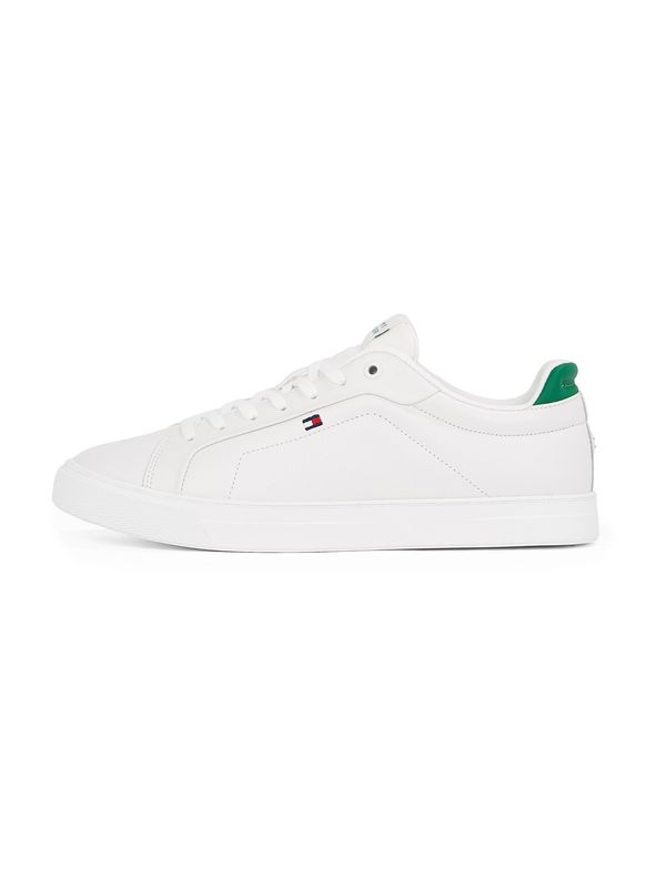 TOMMY HILFIGER TOMMY HILFIGER Niske tenisice 'Icon Court'  zelena / bijela