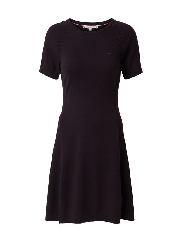 TOMMY HILFIGER TOMMY HILFIGER Pletena haljina  mornarsko plava / bijela