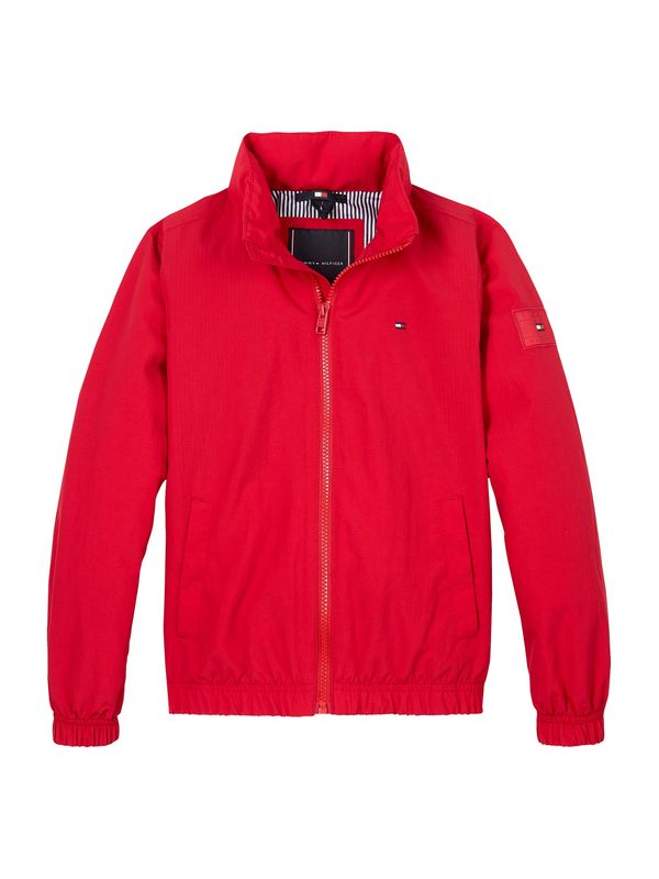 TOMMY HILFIGER TOMMY HILFIGER Prijelazna jakna 'ESSENTIAL'  crvena