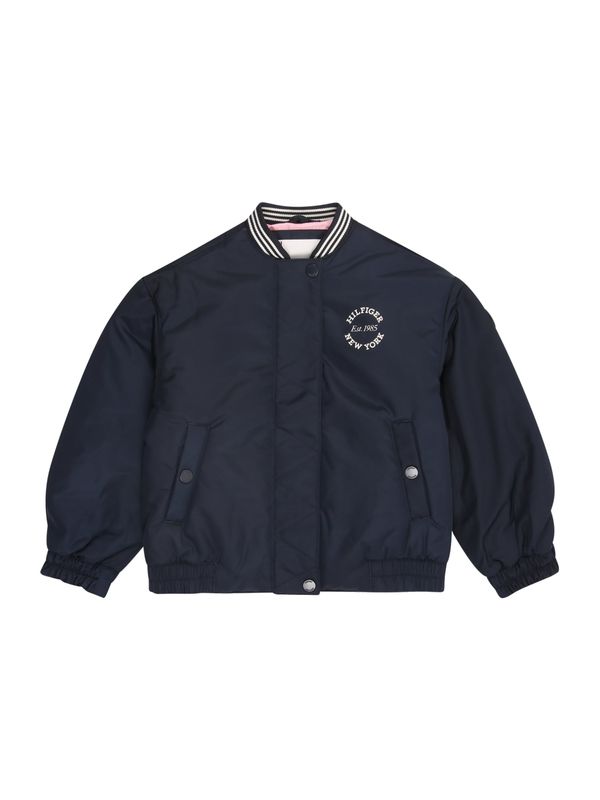 TOMMY HILFIGER TOMMY HILFIGER Prijelazna jakna  mornarsko plava / bijela