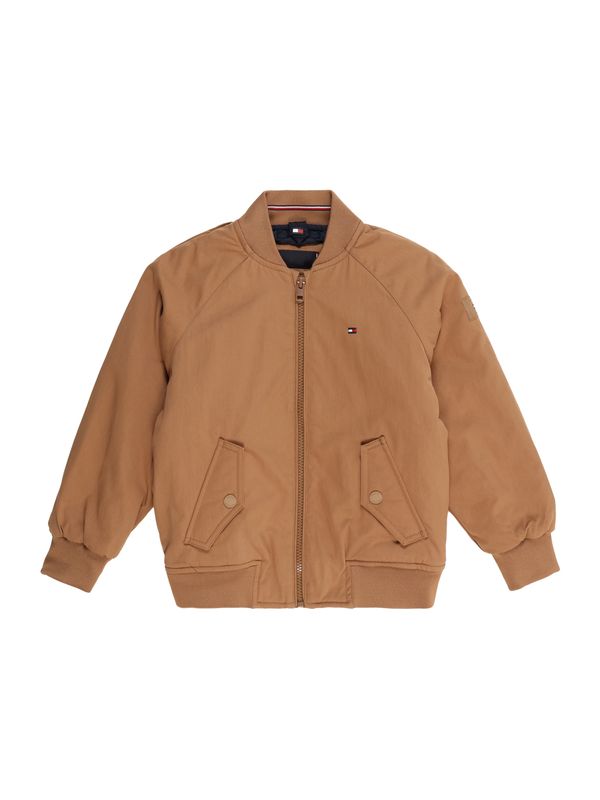 TOMMY HILFIGER TOMMY HILFIGER Prijelazna jakna  zeleno smeđa