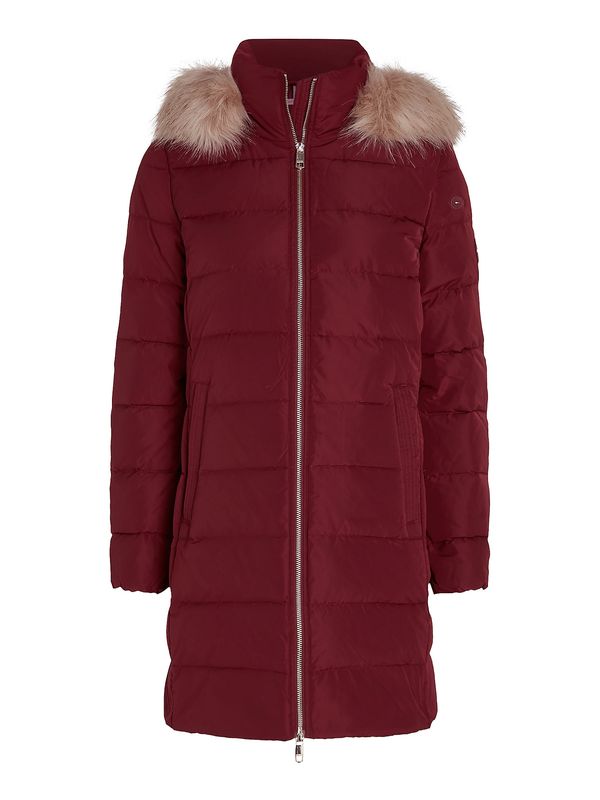 TOMMY HILFIGER TOMMY HILFIGER Prijelazni kaput 'Heritage Tyra'  bež melange / tamno crvena
