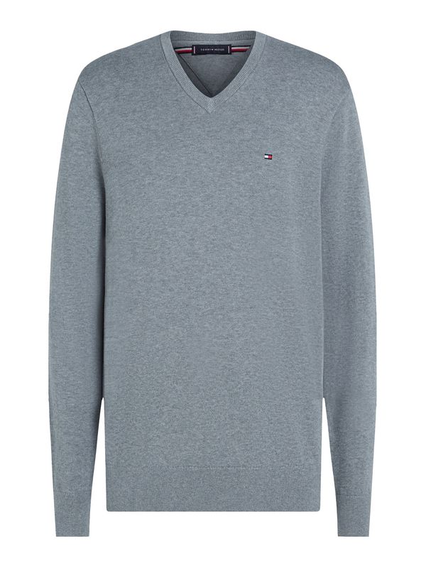 TOMMY HILFIGER TOMMY HILFIGER Pulover 'ESSENTIAL'  bazalt siva