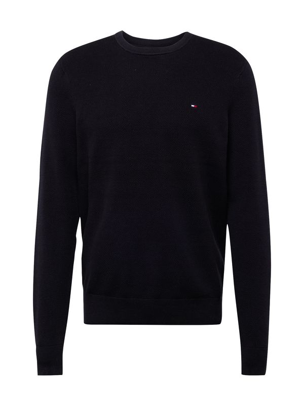 TOMMY HILFIGER TOMMY HILFIGER Pulover 'ESSENTIAL'  crna