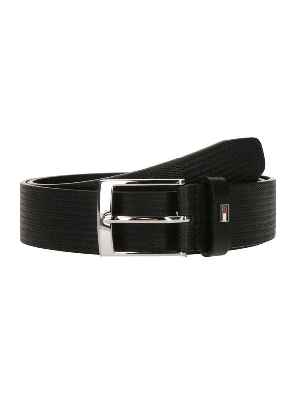 TOMMY HILFIGER TOMMY HILFIGER Remen 'Adan'  crna / srebro