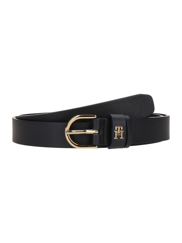TOMMY HILFIGER TOMMY HILFIGER Remen 'ESSENTIAL EFFORTLESS'  noćno plava / zlatna