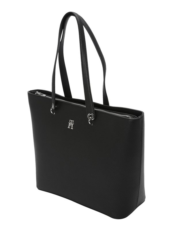 TOMMY HILFIGER TOMMY HILFIGER Shopper torba  crna / srebro