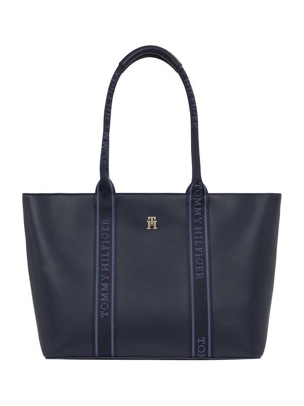 TOMMY HILFIGER TOMMY HILFIGER Shopper torba  plava / morsko plava / zlatna