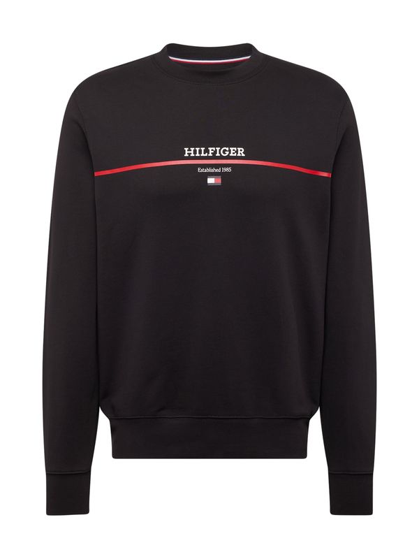 TOMMY HILFIGER TOMMY HILFIGER Sweater majica  crvena / crna / bijela