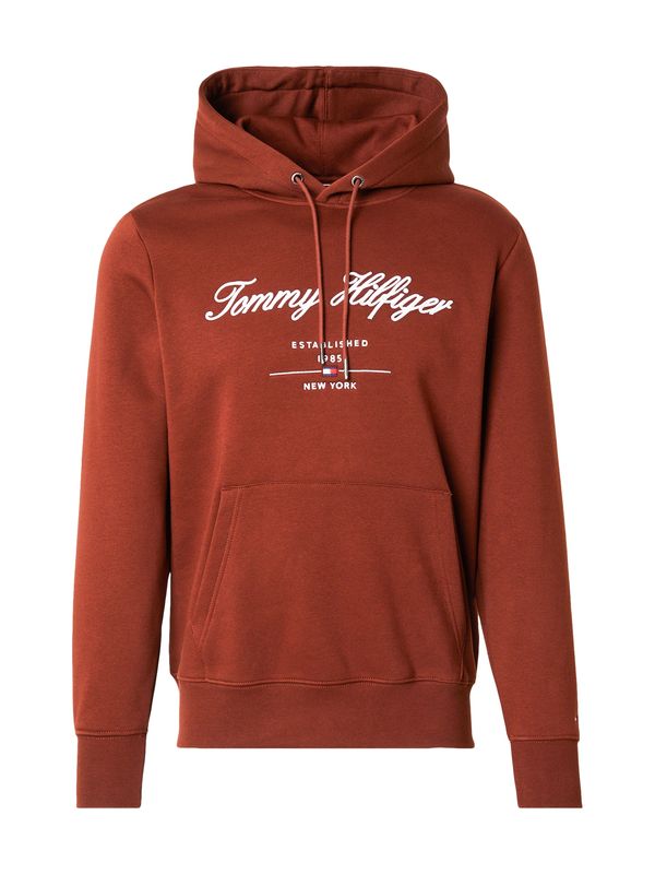 TOMMY HILFIGER TOMMY HILFIGER Sweater majica  hrđavo smeđa