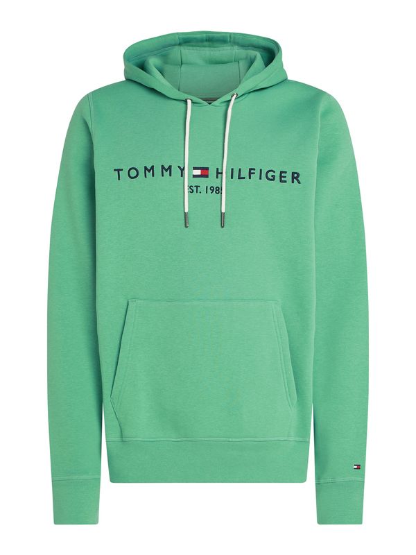TOMMY HILFIGER TOMMY HILFIGER Sweater majica  menta / crvena / crna