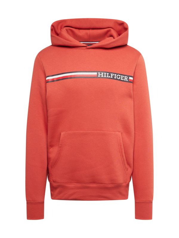 TOMMY HILFIGER TOMMY HILFIGER Sweater majica  morsko plava / krvavo crvena / tamno crvena / bijela