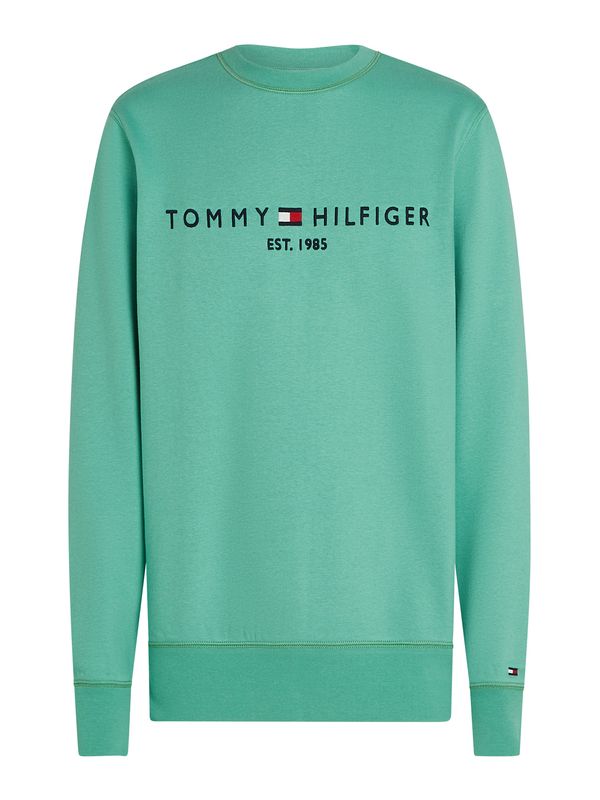 TOMMY HILFIGER TOMMY HILFIGER Sweater majica  morsko plava / svijetlozelena