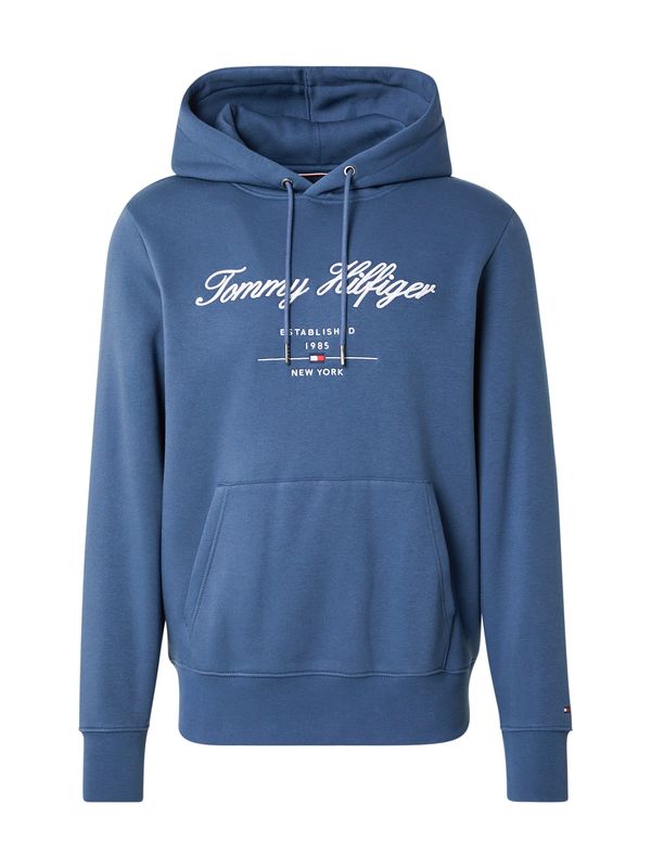 TOMMY HILFIGER TOMMY HILFIGER Sweater majica  plava / bijela