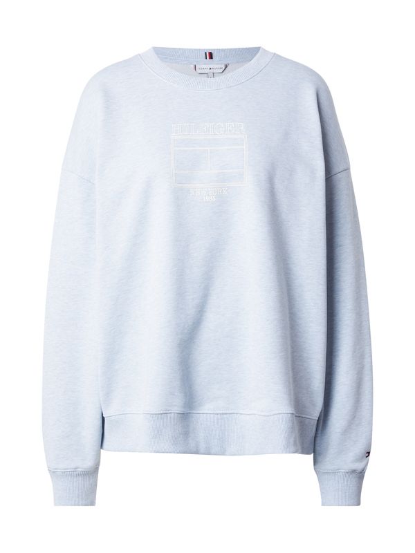 TOMMY HILFIGER TOMMY HILFIGER Sweater majica  svijetloplava / bijela