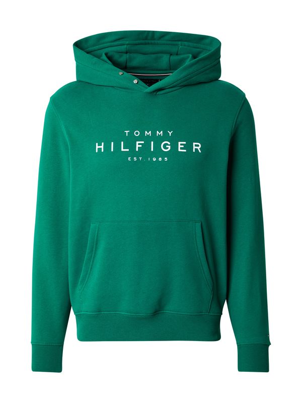 TOMMY HILFIGER TOMMY HILFIGER Sweater majica  zelena / bijela