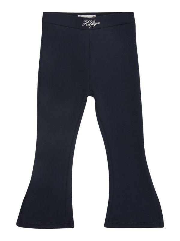 TOMMY HILFIGER TOMMY HILFIGER Tajice 'VARSITY FLARE LEGGING'  mornarsko plava